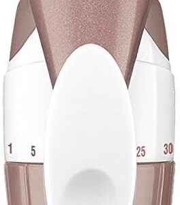 Conair Double Ceramic 1-Inch Curling Iron, 1-inch barrel produces classic curls – for use on short, medium, and long hair