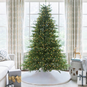 8' Alpine Fir Artificial Christmas Tree 900 Warm White LED Lights