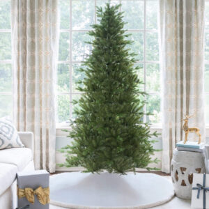 12' Alpine Fir Slim Artificial Christmas Tree Unlit