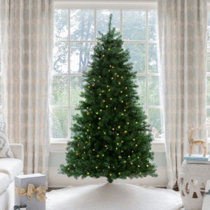 7' Hancock Spruce Artificial Christmas Tree 450 Warm White LED Lights