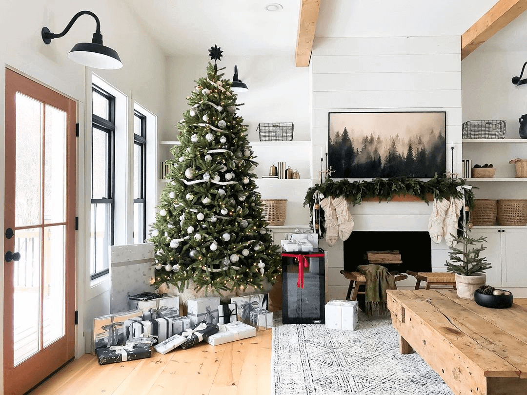 12' King Fraser Fir Tree 2300 Warm White & Multi-Color LED Lights - OPEN BOX - FINAL SALE - Image 9