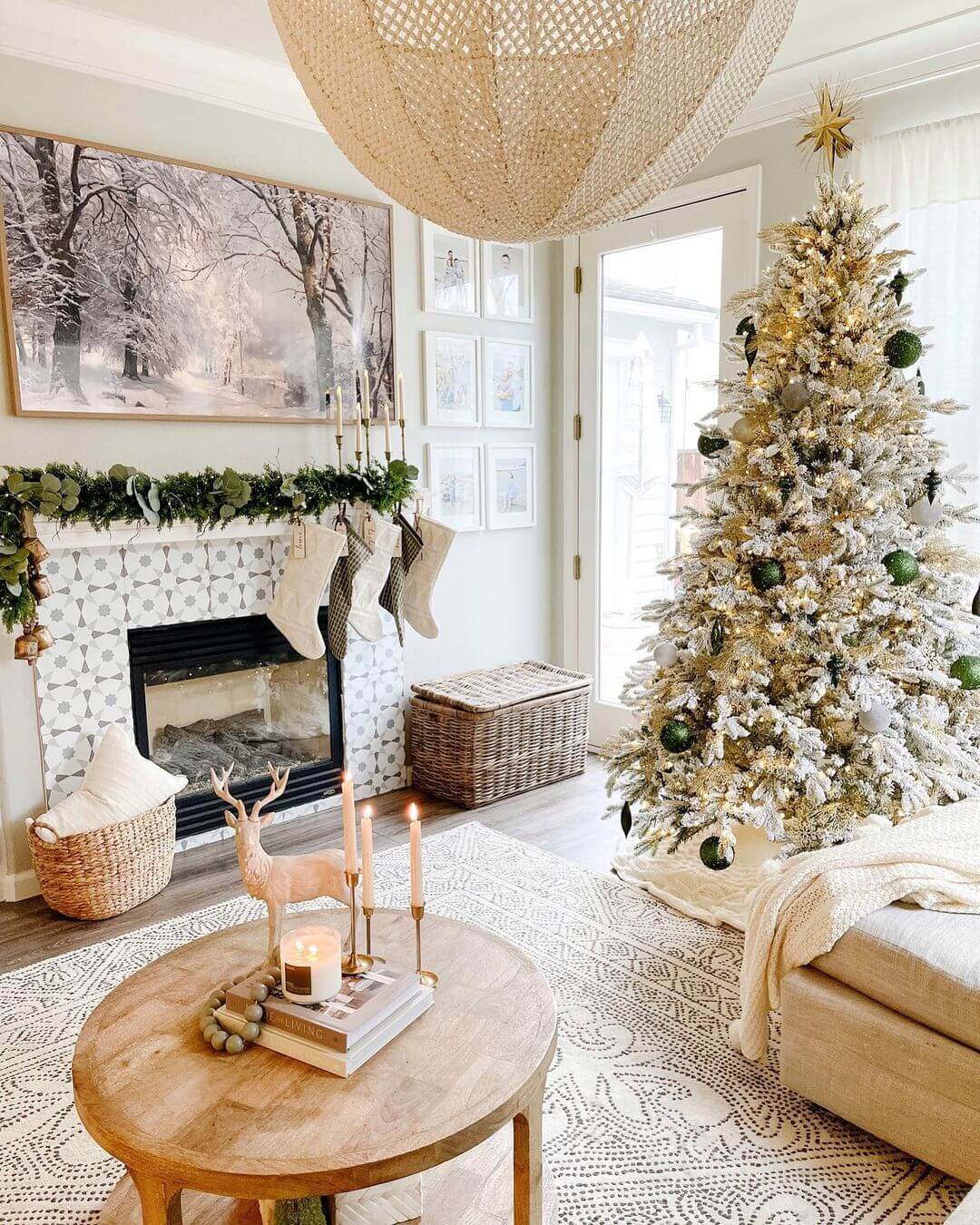 7.5' Queen Flock® Tree with Warm White LED Lights - OPEN BOX - FINAL SALE - Image 13