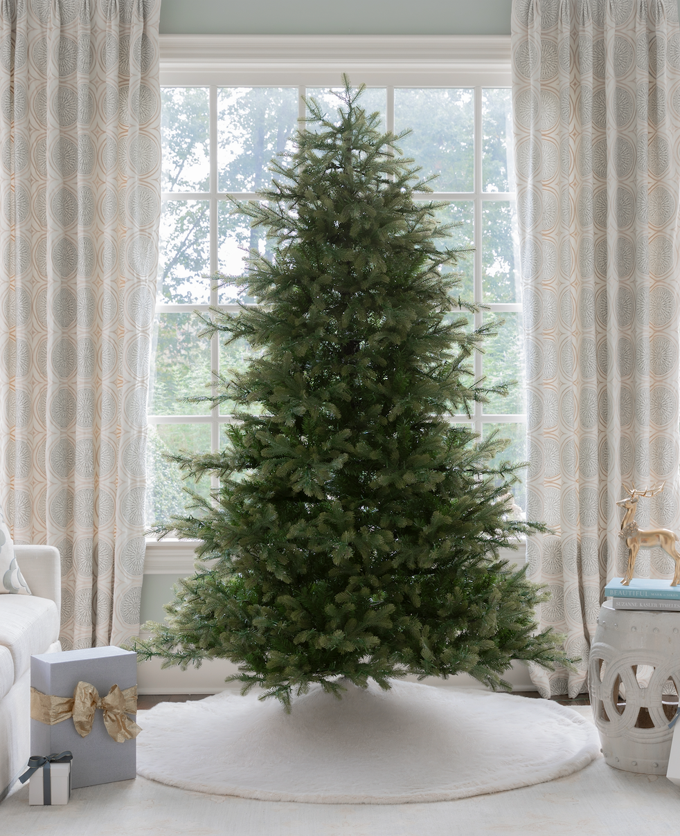 6.5' Silverpeak Fir™ Artificial Christmas Tree 2500 Warm White & Multi-Color Twinkle LED Lights - Image 2