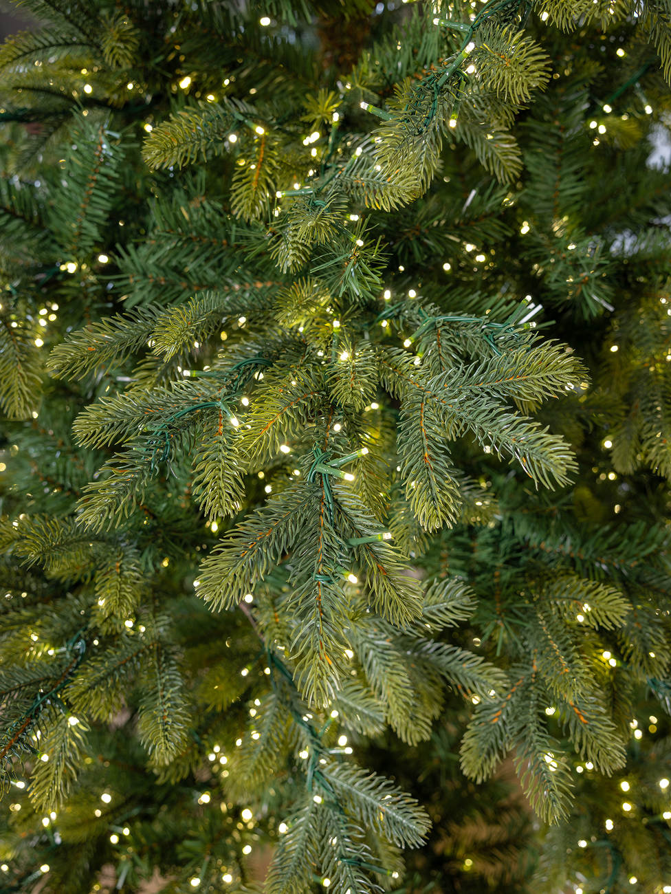 6.5' Silverpeak Fir™ Artificial Christmas Tree 2500 Warm White & Multi-Color Twinkle LED Lights - Image 8