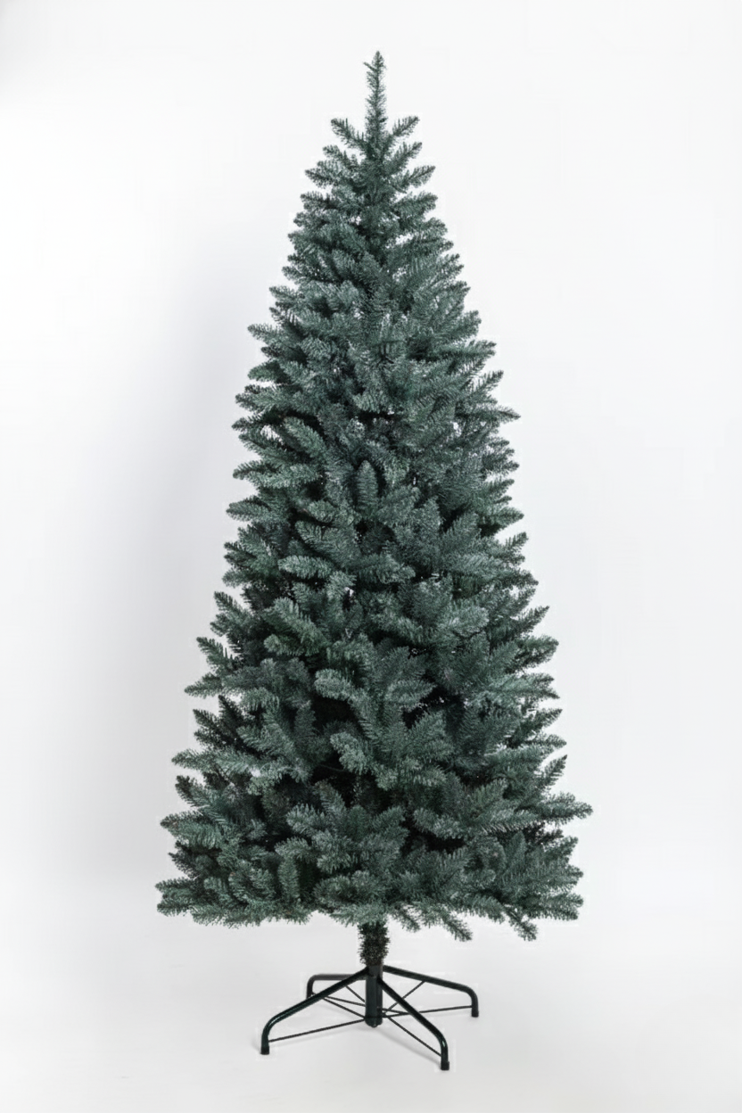 9' Tribeca Blue Spruce Slim Artificial Christmas Tree Unlit - Image 2