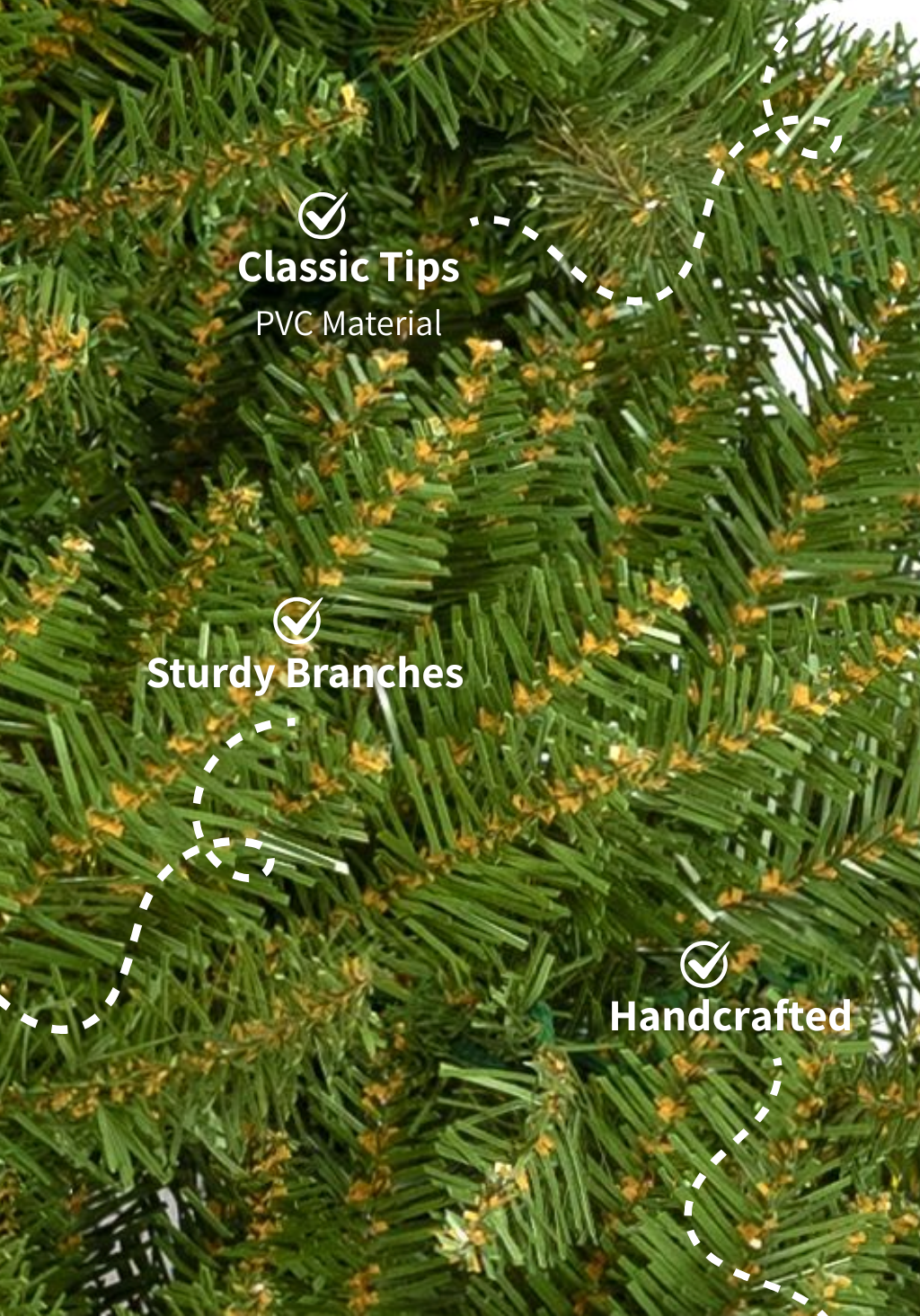 7.5' Yorkshire Fir Slim Tree Unlit - OPEN BOX - FINAL SALE - Image 3