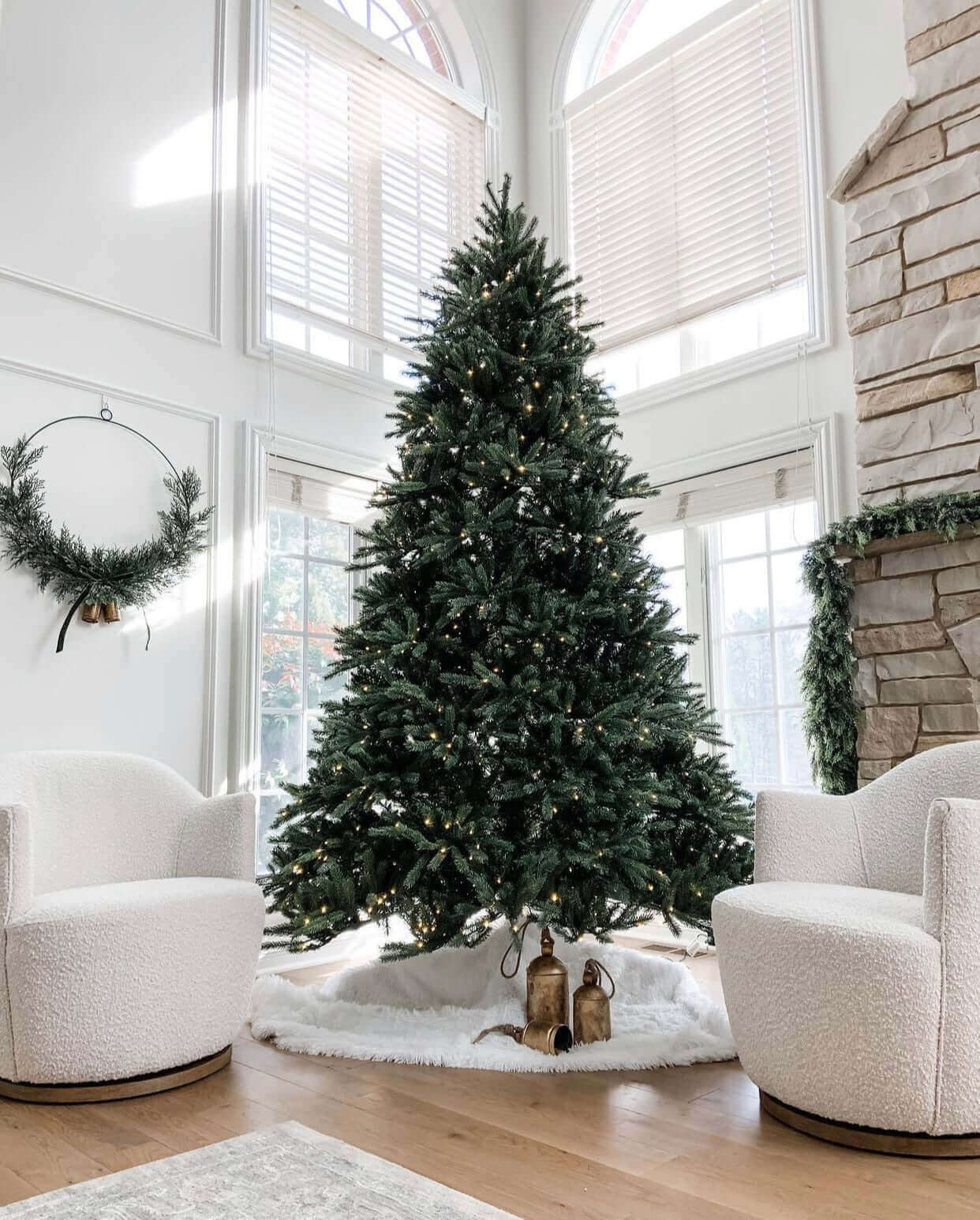 12' King Fraser Fir Tree 2300 Warm White & Multi-Color LED Lights - OPEN BOX - FINAL SALE - Image 15