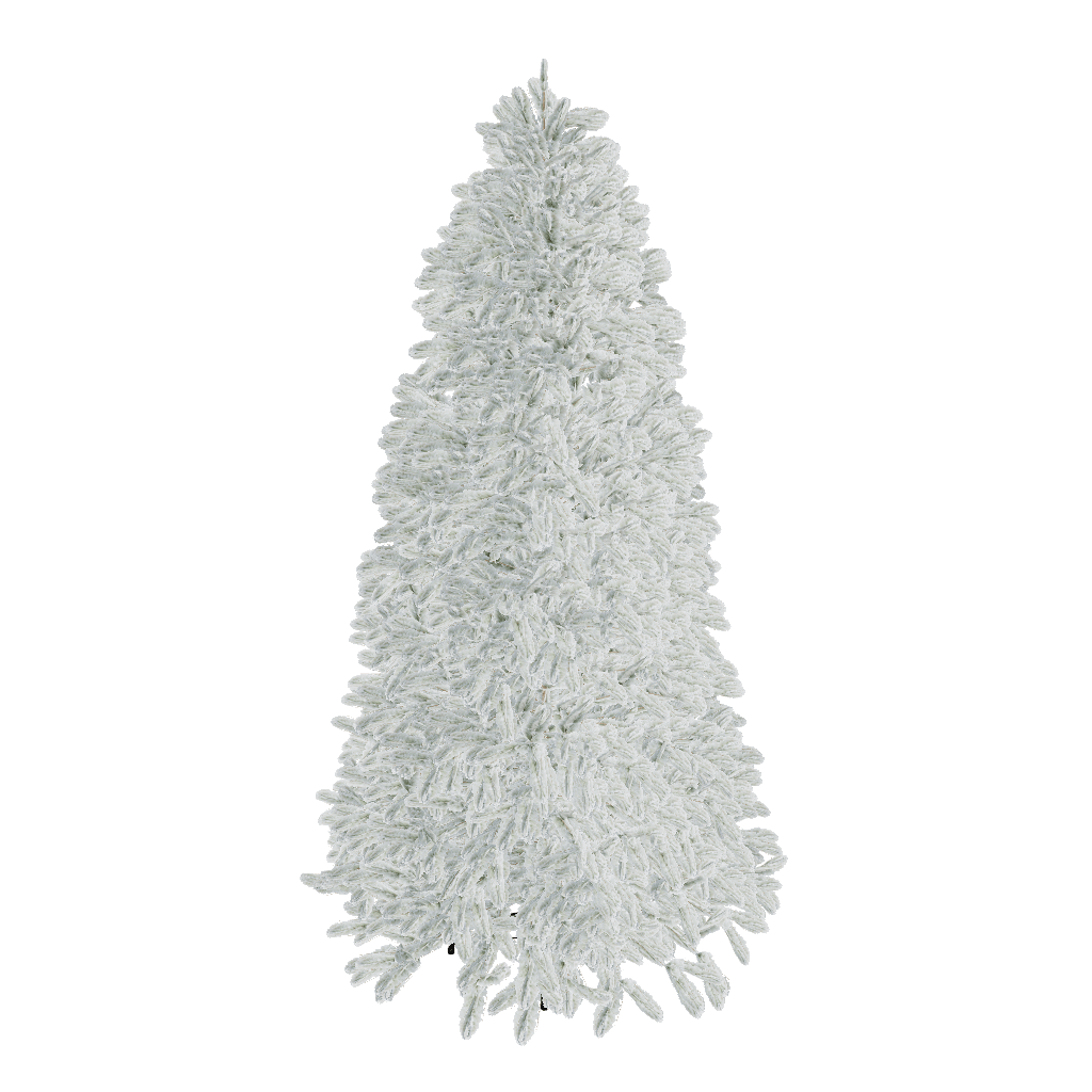 7.5' King Flock® Artificial Christmas Tree Unlit - FINAL SALE - Image 13