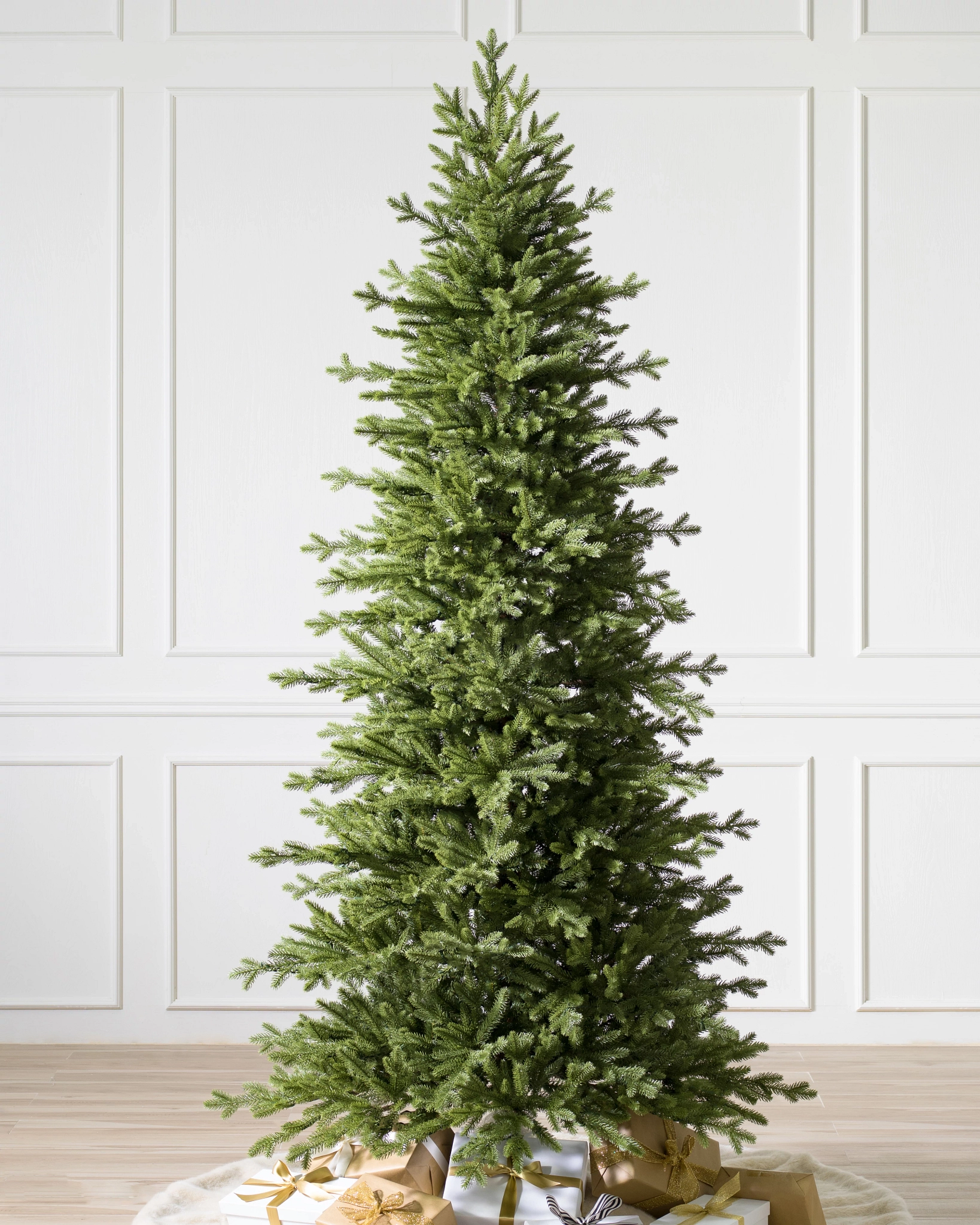 Red Spruce Slim Christmas Tree - Image 4