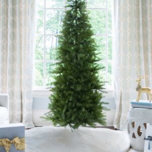 9' Yorkshire Fir Slim Artificial Christmas Tree Unlit