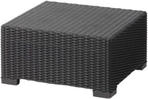 Allibert California Coffee Table Graphite The Allibert California Coffee Table – Graphite