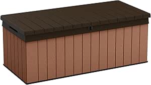 The Darwin 380L Outdoor Garden Storage Box is a large-capacity weatherproof storage solution designed for gardens, patios, and outdoor spaces.